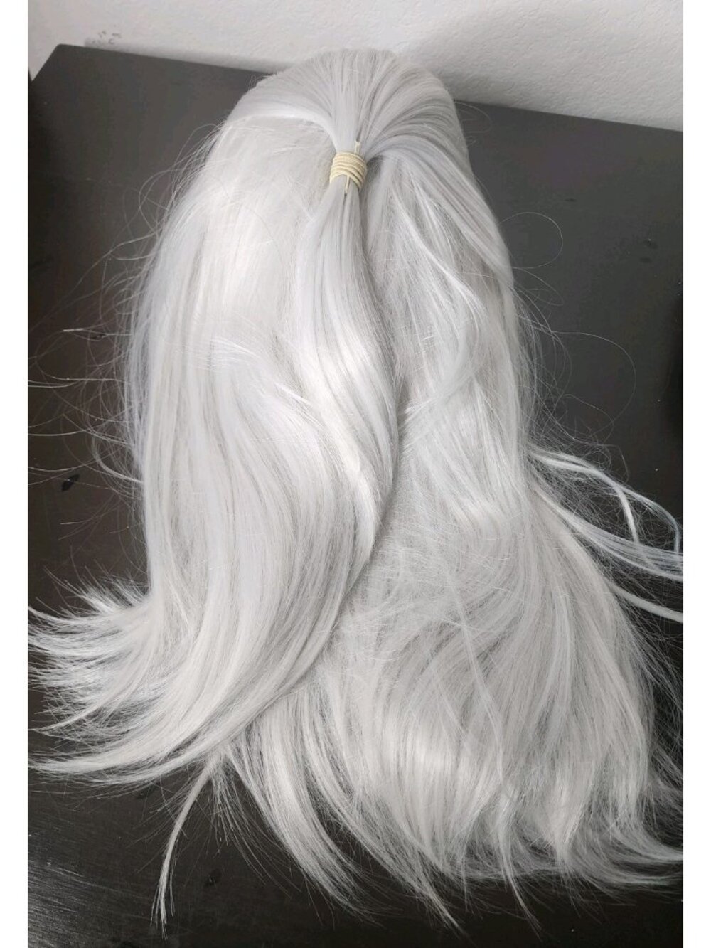 Party Zone Long Straight Grey Hair Wig Costume / Cosplay